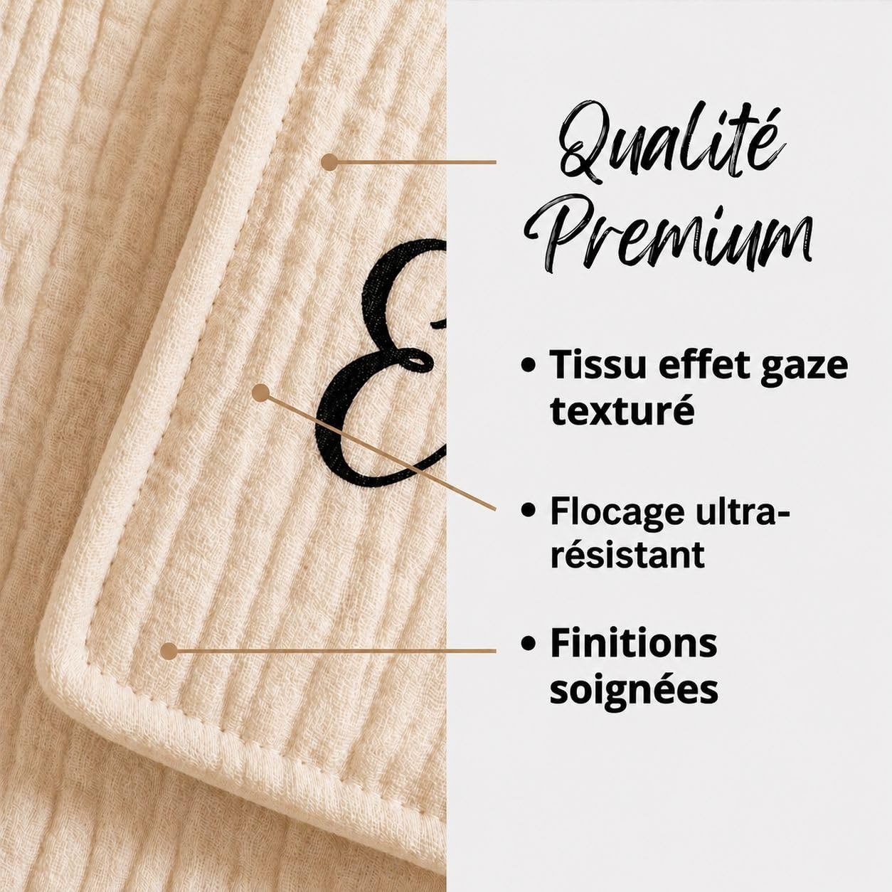 Protège Carnet de Santé Personnalisé Bébé – Prénom Personnalisable – Cadeau Naissance Original – Anniversaire, Noël, Toutes Occasions – Fabriqué en France – Beige