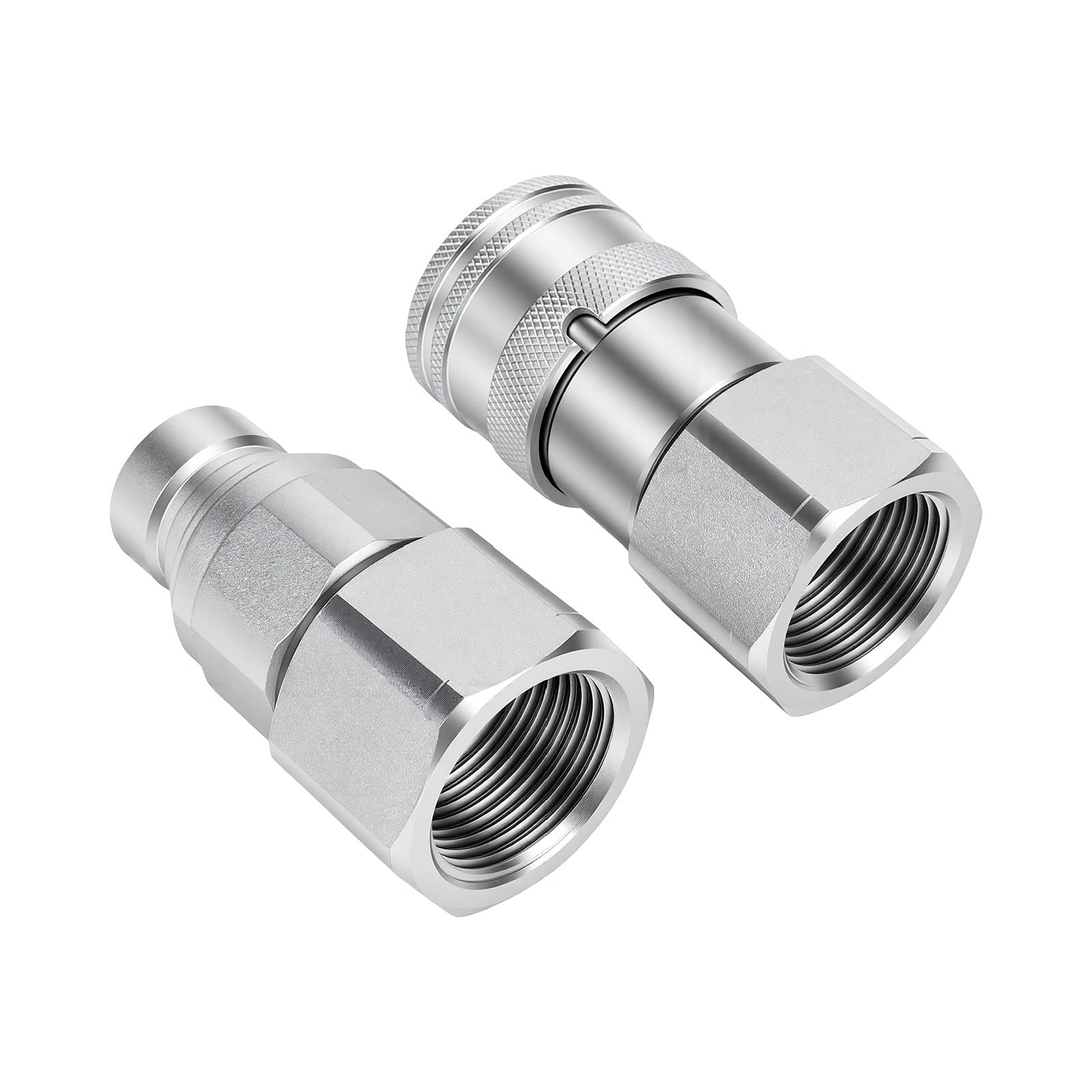 FTVOGUE Złącze Hydrauliczne z płaską powierzchnią 3/4 Cala NPT do Szybkiego