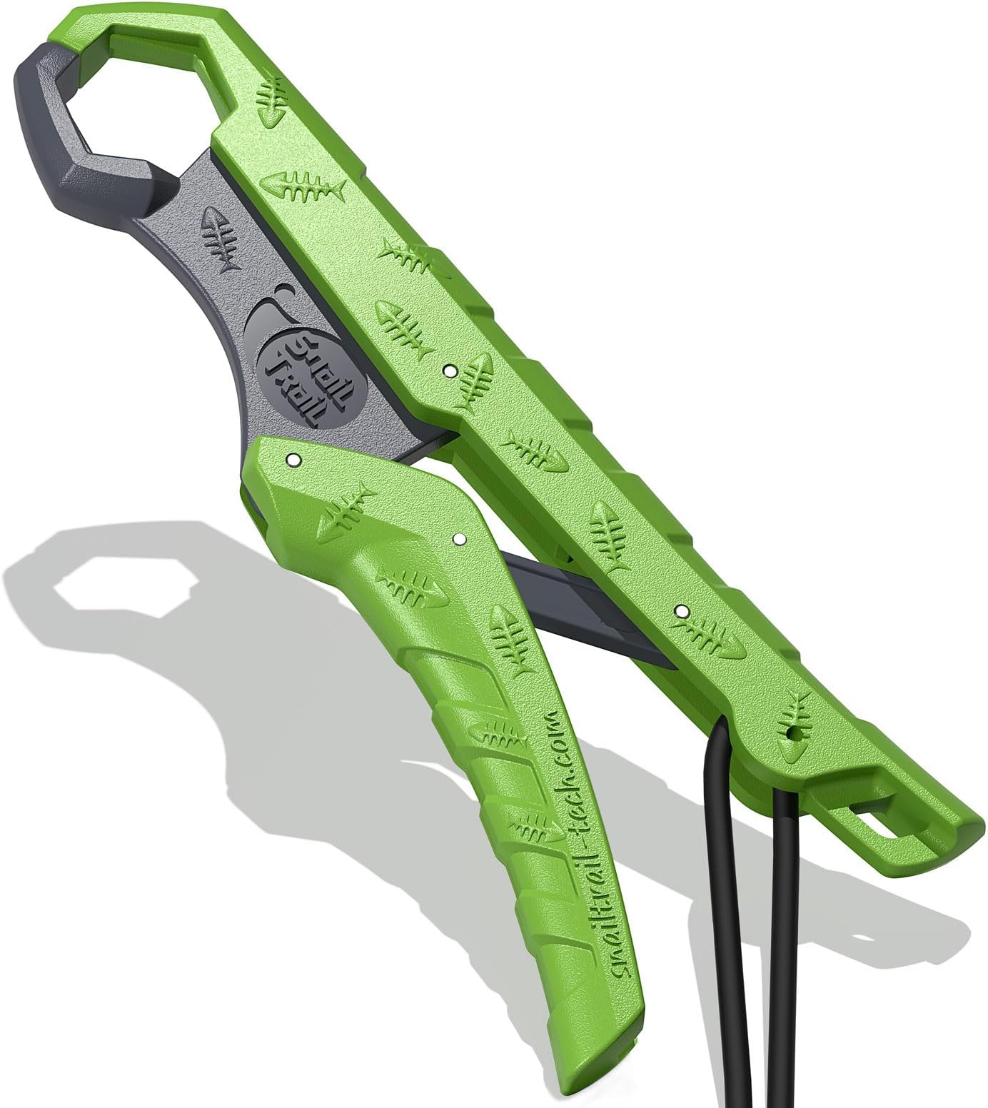 SNAIL TRAIL 7.5''/9'' Floating Fish Gripper, Fishing Grabber, Catfish Mouth Pliers, Caught Bass Holder, Digital Scale Hook Clamp, Saltwater Lip Grip Tool with Lanyard, Gifts for Men