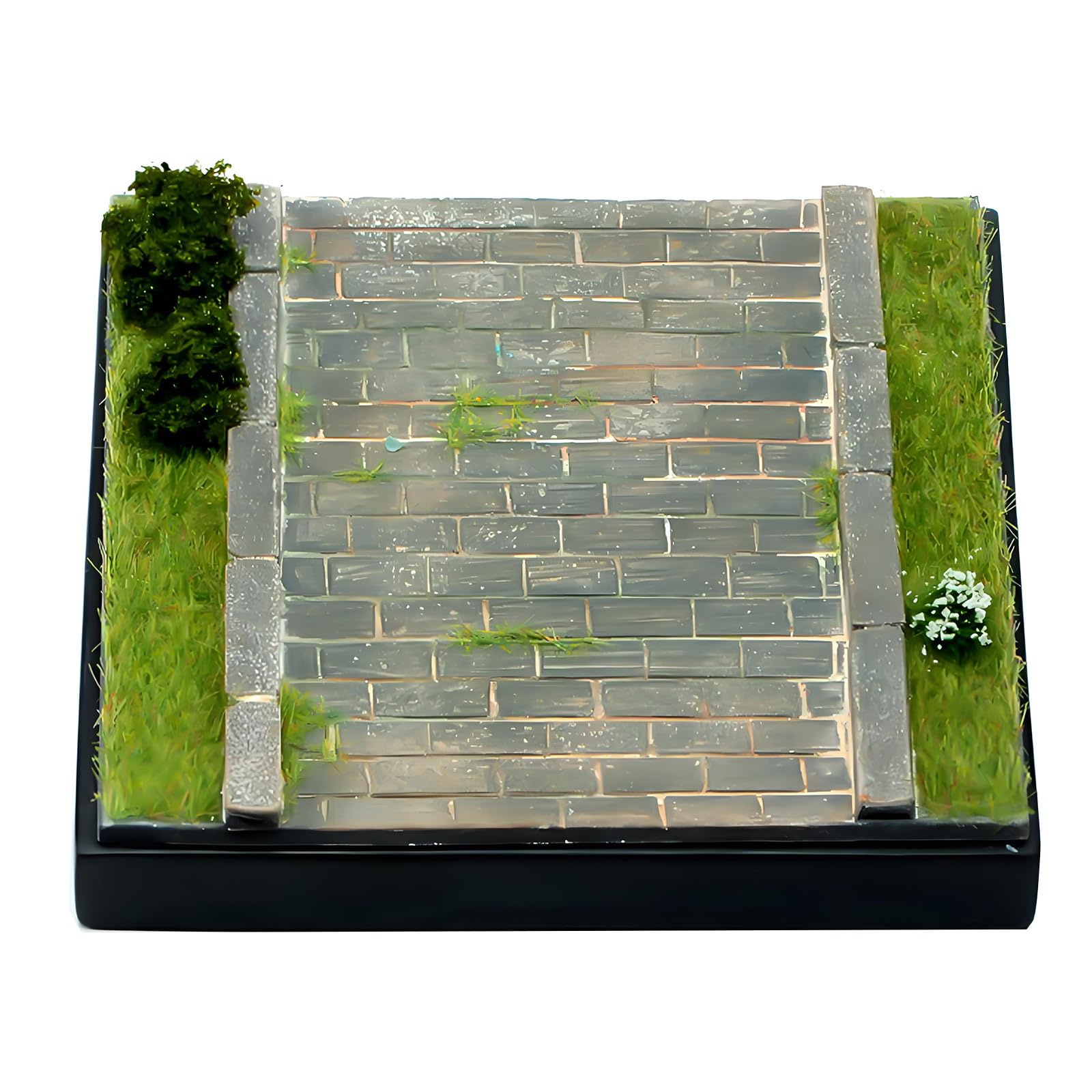 Msioytog 1: 64 Scale Miniature Resin Display Base Colorful Simulation Scene Square Platform for Dioramas Decors and Collectors Collectible Display Base