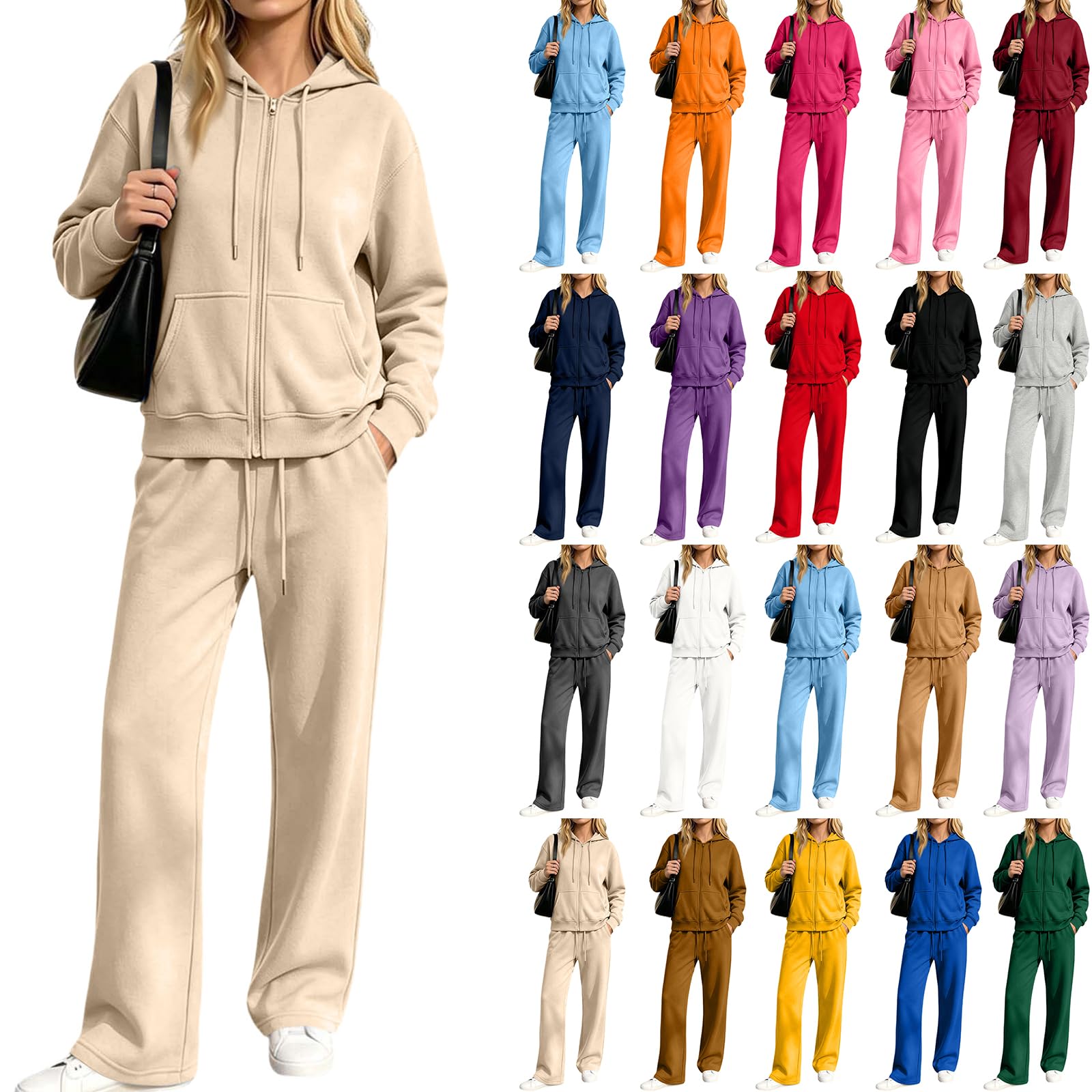 Women Sweatsuits 2 Piece Set