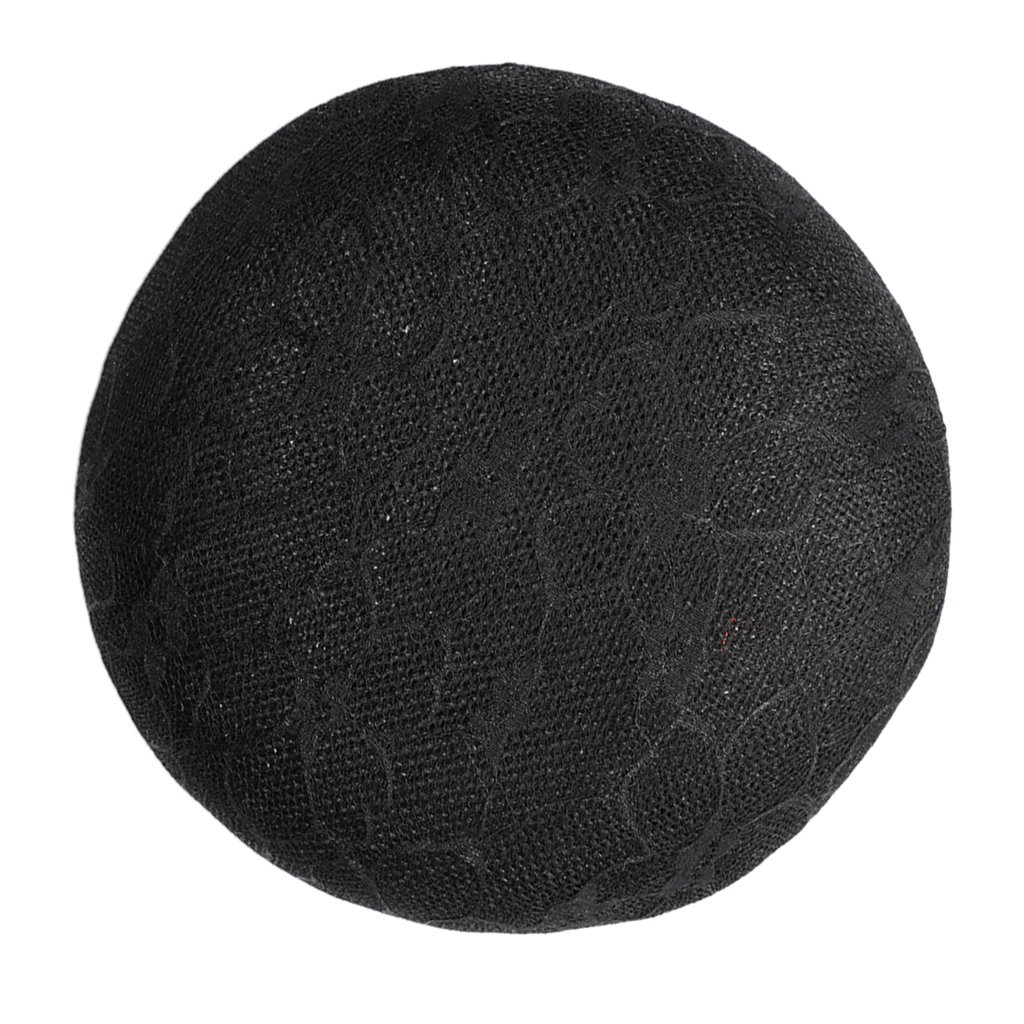 PopeyeSinamay Fascinator Lace Millinery Hat Base Charleston Party DIY Craft Black