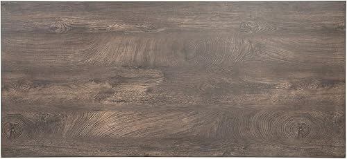 TOPSKY Mesa de una pieza para escritorio eléctrico de pie ajustable (gris espresso, 58.3 x 26.8 x 0.7 pulgadas)