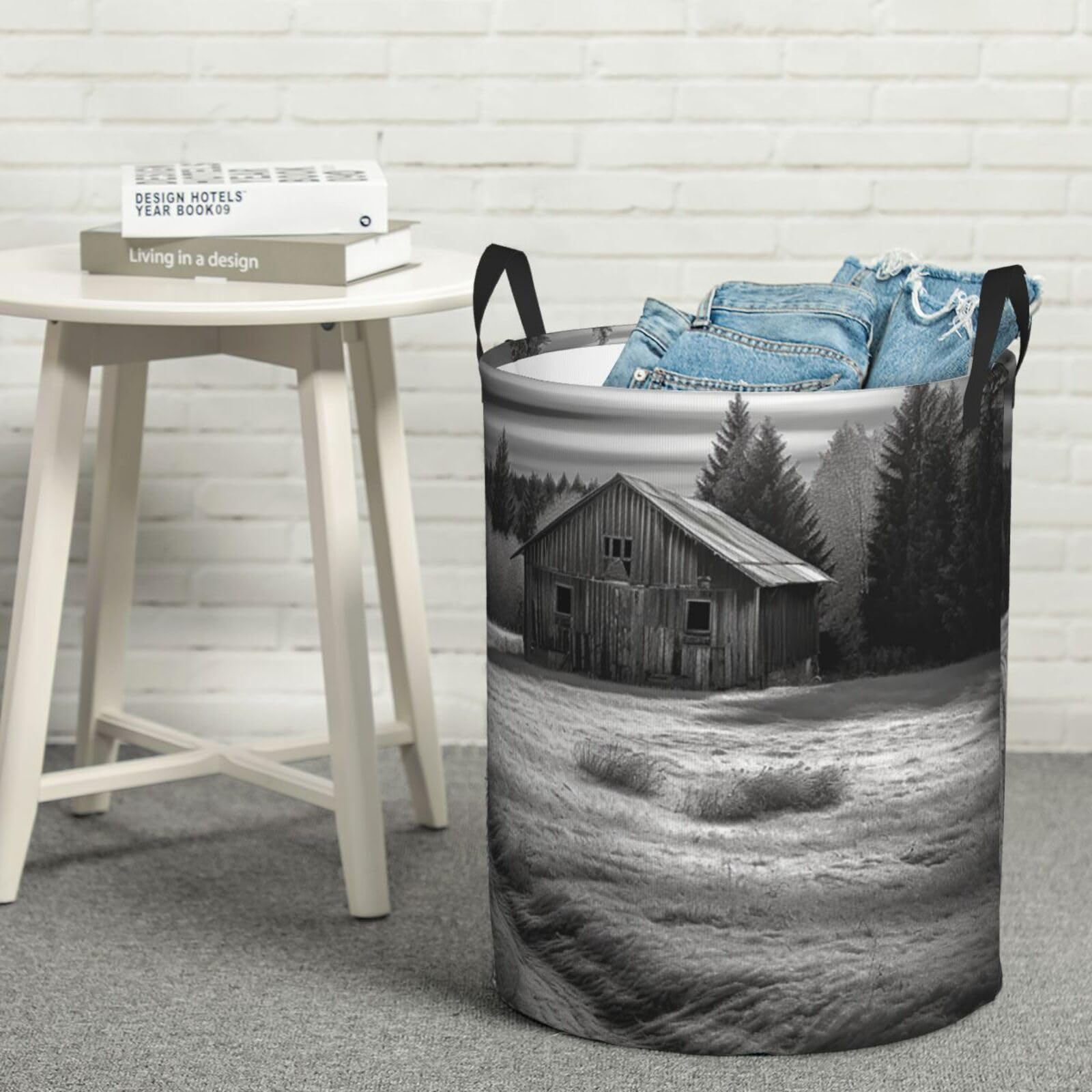 Panier à linge avec poignées pliable en tissu imperméable grand volume M