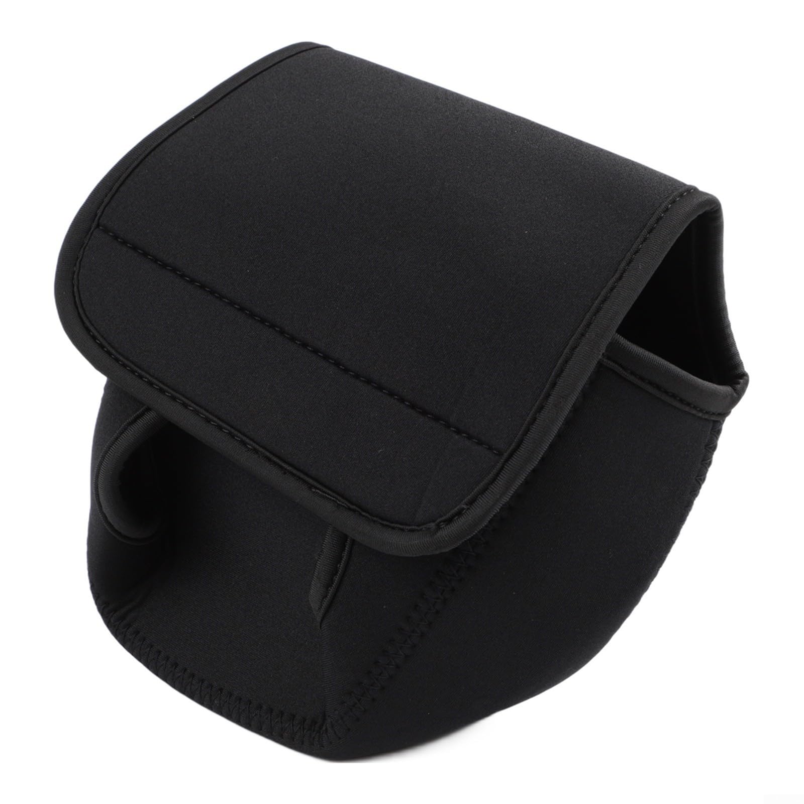Portable Fishing Reel Cover Case, Thick Neoprene Protective Sleeve Against Moisture and UV, Breathable Mesh Design for Spin Casting Gear, Storage Pouch for Anglers Travel Camping(L 18 * 17 * 6.5cm)