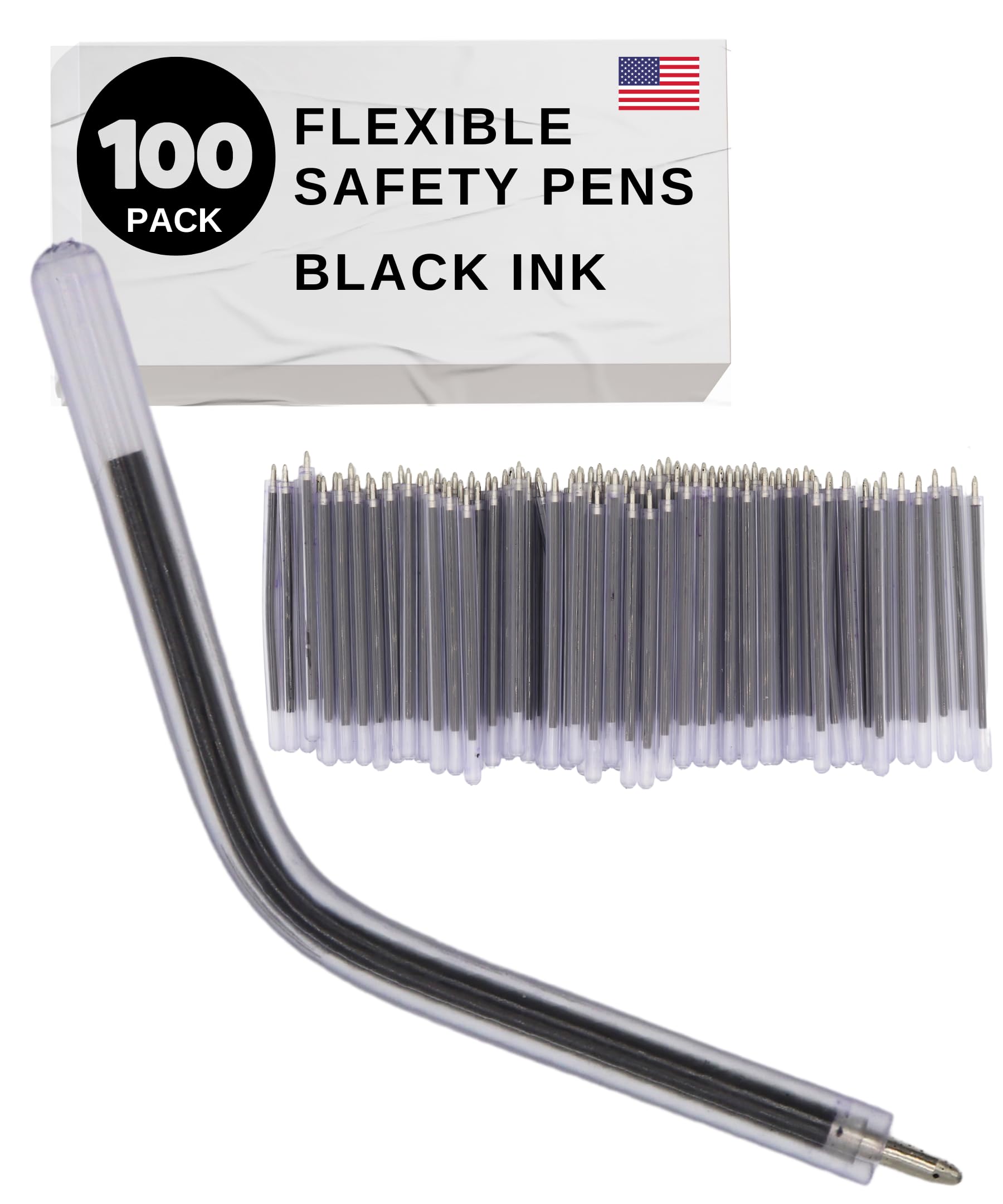 Amazon.com: Diochey Creations Flexible Safety Pens 100 Pack of