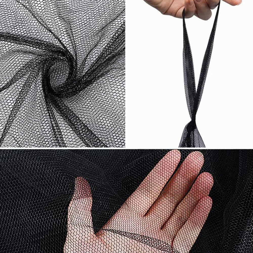 Ciel de lit Moustiquaire Baldaquin à Quatre Portes, Polyester Grande Moustiquaire pour Lits Simples et Doubles - Intérieur et Extérieur - 210x240x190cm