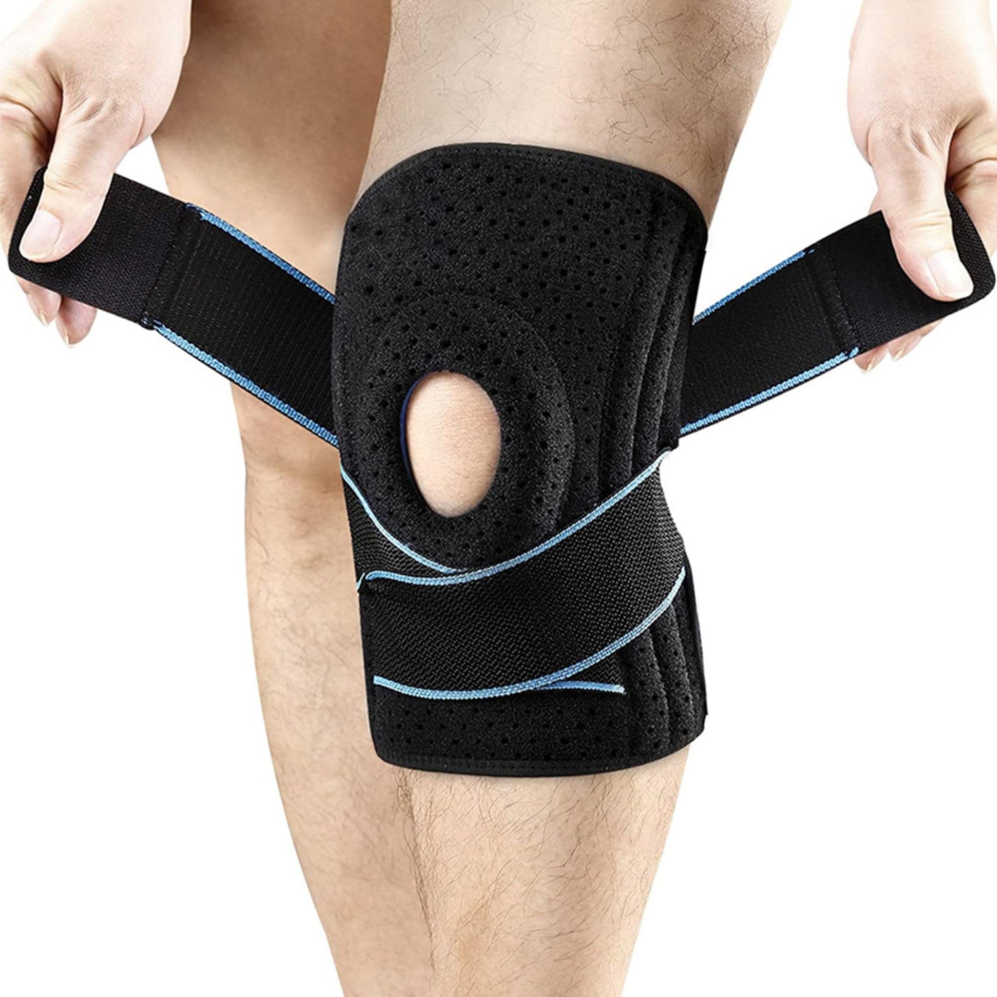 Advanced Knee Support Brace with Patella Gel Pads & Side Stabilizers - Medical Grade Pain Relief and Injury Recovery knee support knee pads knee brace knee support for pain knee support for gym