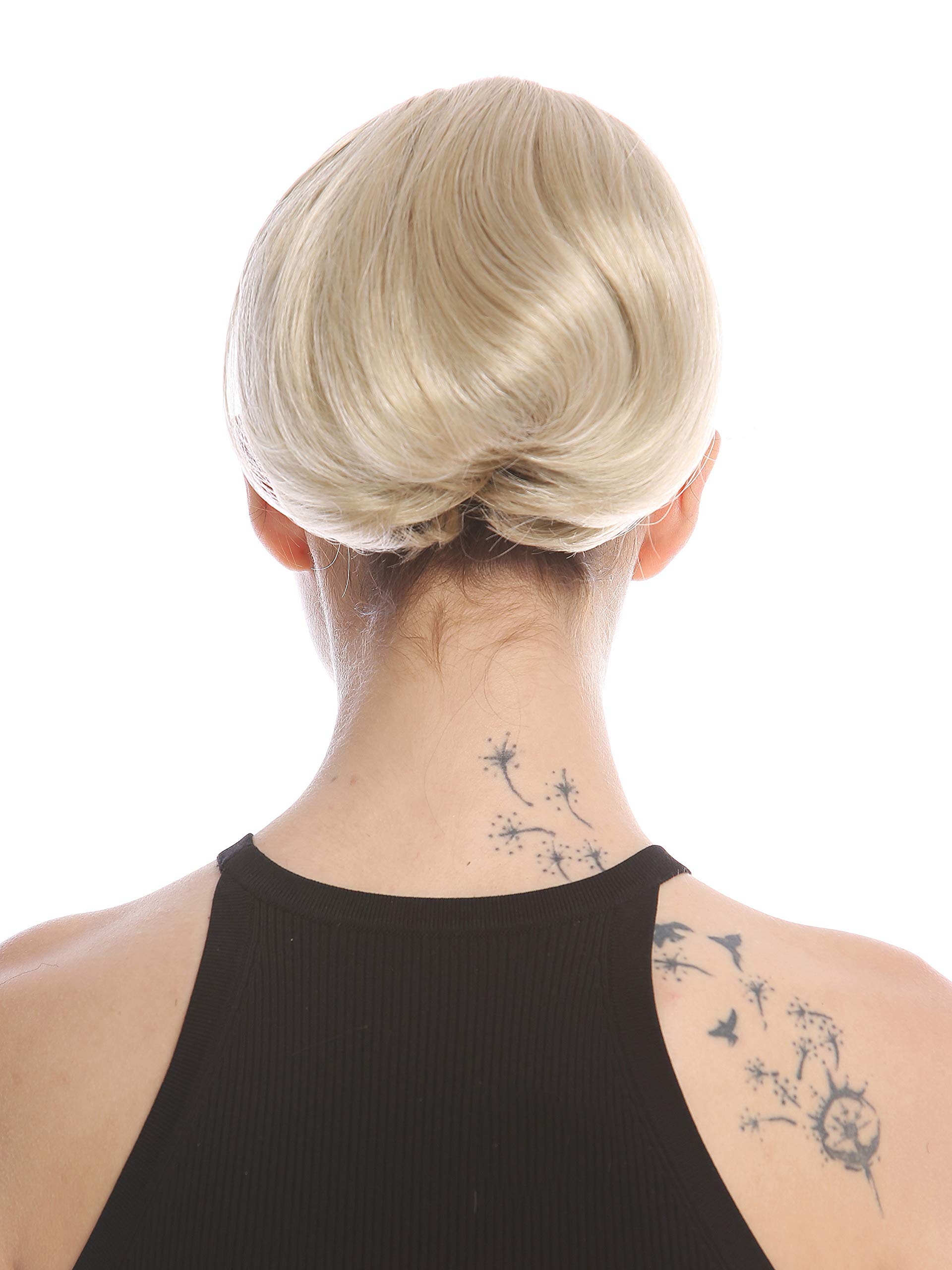 WIG ME UP - 909AB-V-22 Ponytail Hairpiece Extensions very short straight voluminous like hair bun champagne blond - Image 2