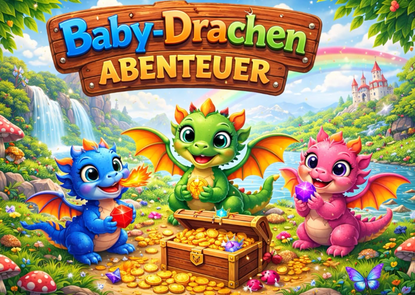 Baby-Drachen Abenteuer (Fantasy-Ausmalbücher)