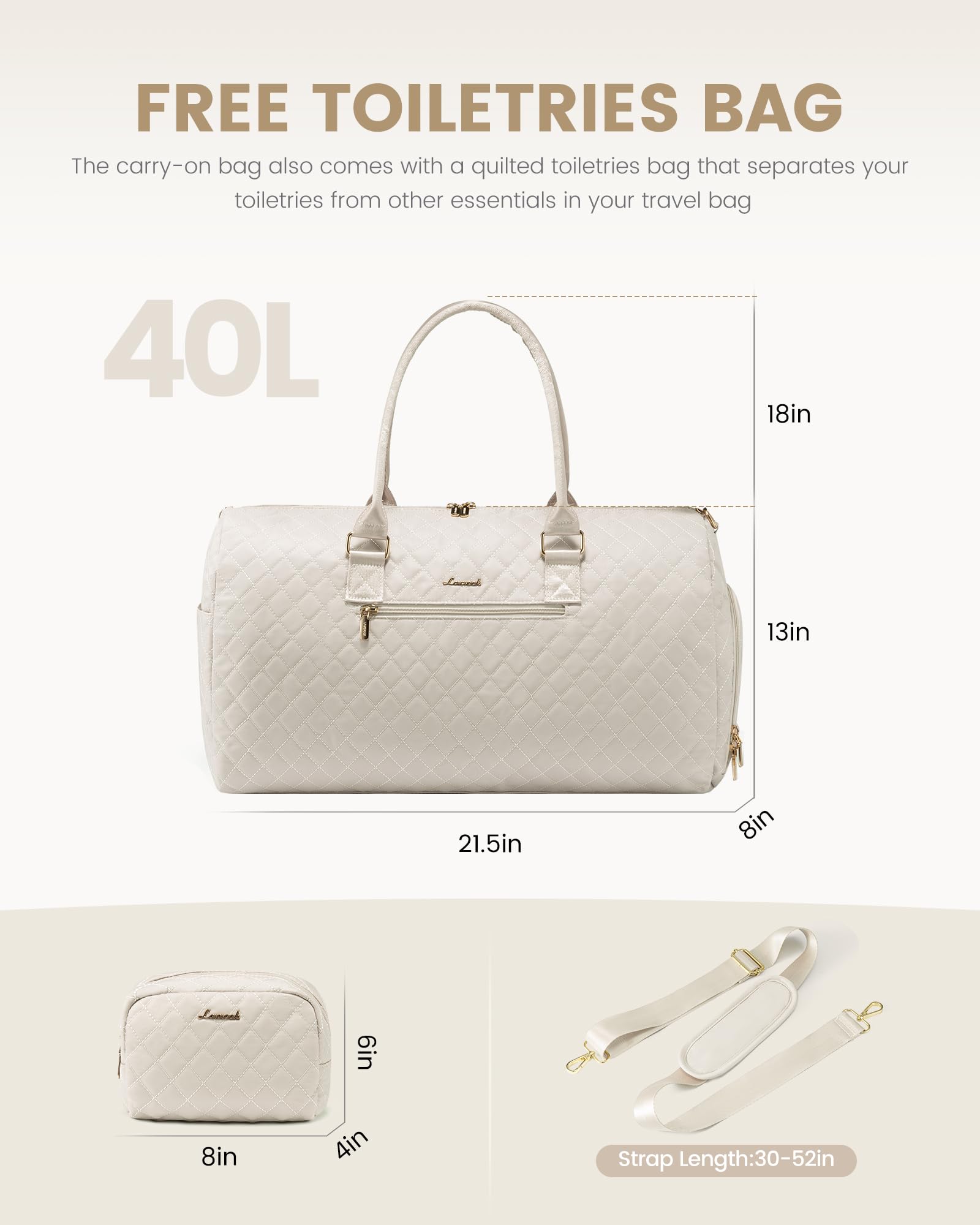 Bolsa de viaje para mujer, bolsa de fin de semana con bolsa de aseo personal, bolsa de mano con compartimento para zapatos, bolsa de gimnasio con bolsillo húmedo, bolsas de hospital para mamá 9