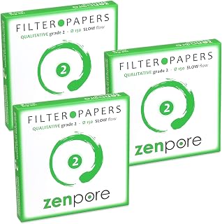 15 cm Lab Filter Paper  Standard Qualitative Grade 2 ~ ZENPORE Slow Flow 150 mm  - Compare price