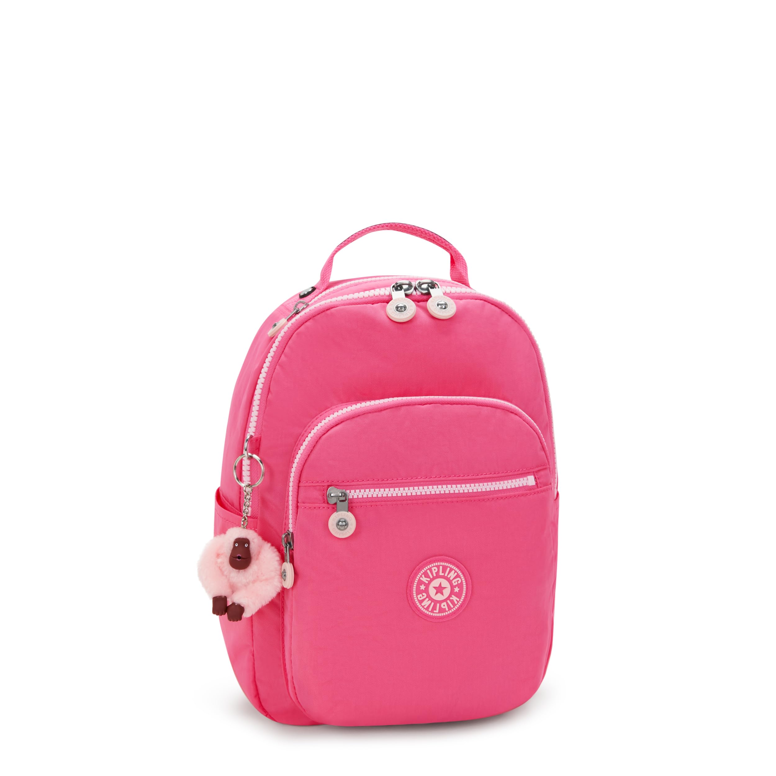 Kipling Seoul S, Borsa messenger Unisex - Adulto, Happy Pink C, 16 x 25.5 x 35 cm