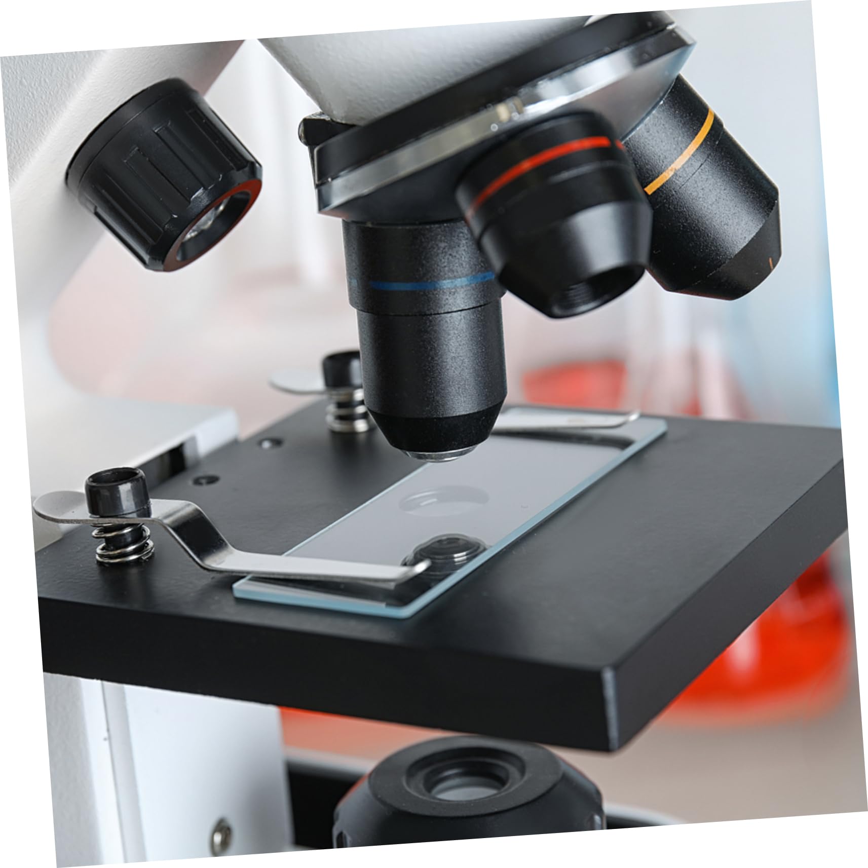 SOLUSTRE Educational Microscope Slides 100pcs Object Slides Optimal for Biology Class