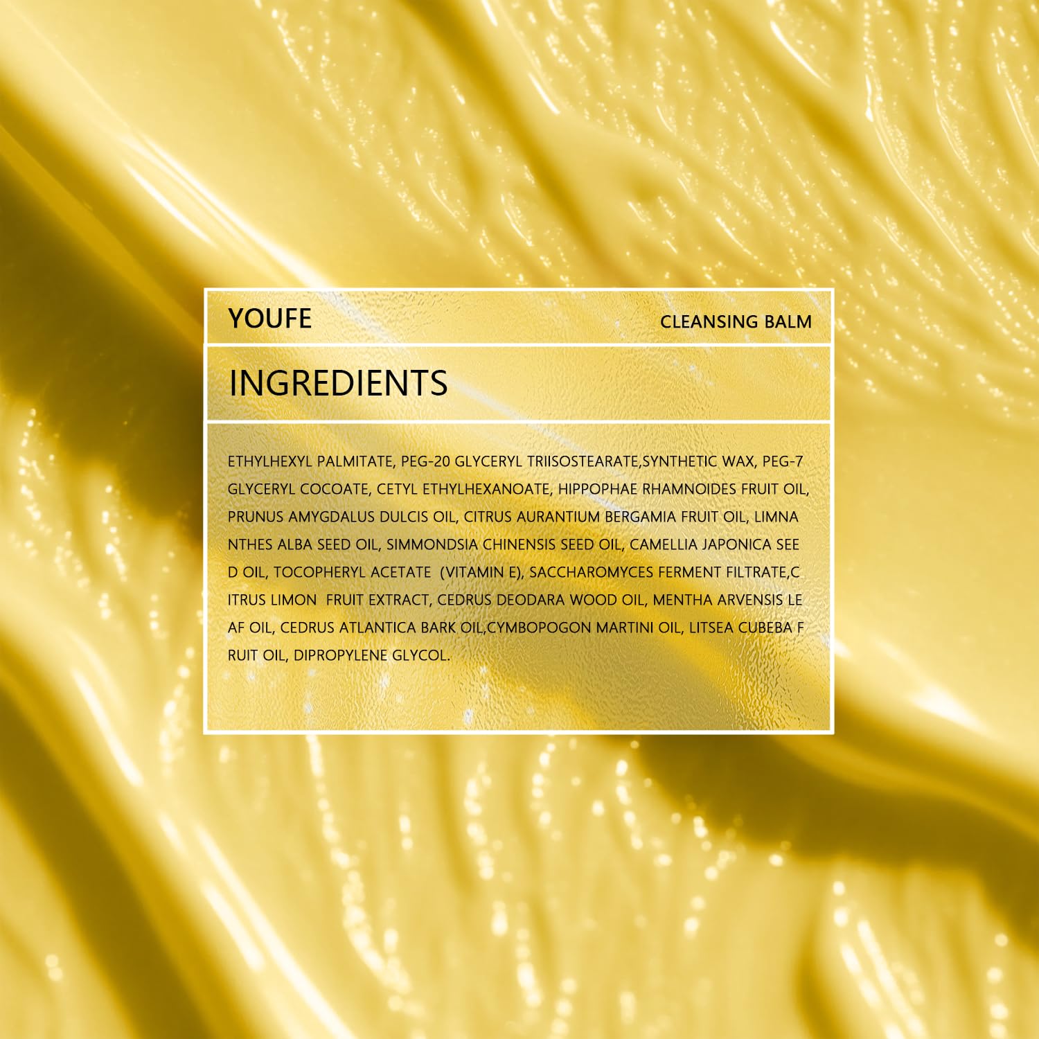 Vitamin E Reinigungsbalsam, ölbasierter Make-up-Entferner-Balsam, feuchtigkeitsspendend, saubere Schönheit, vegan, schlanke Metalldose mit magnetischem Spatel, geeignet für alle Hauttypen, den