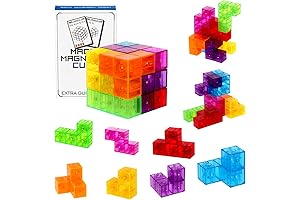 Magnetic Magic 3D Translucent Linking Cubes