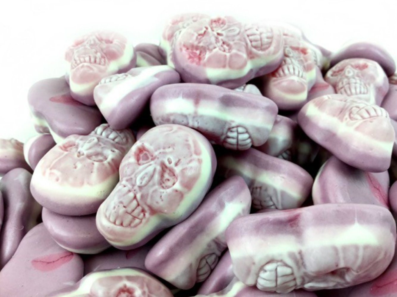 Vidal Jelly Filled Skulls 1kg | Fruity Gummy Sweets with Liquid Centre | Spooky Skull Shape | Perfect for Halloween, Parties & Pick and Mix