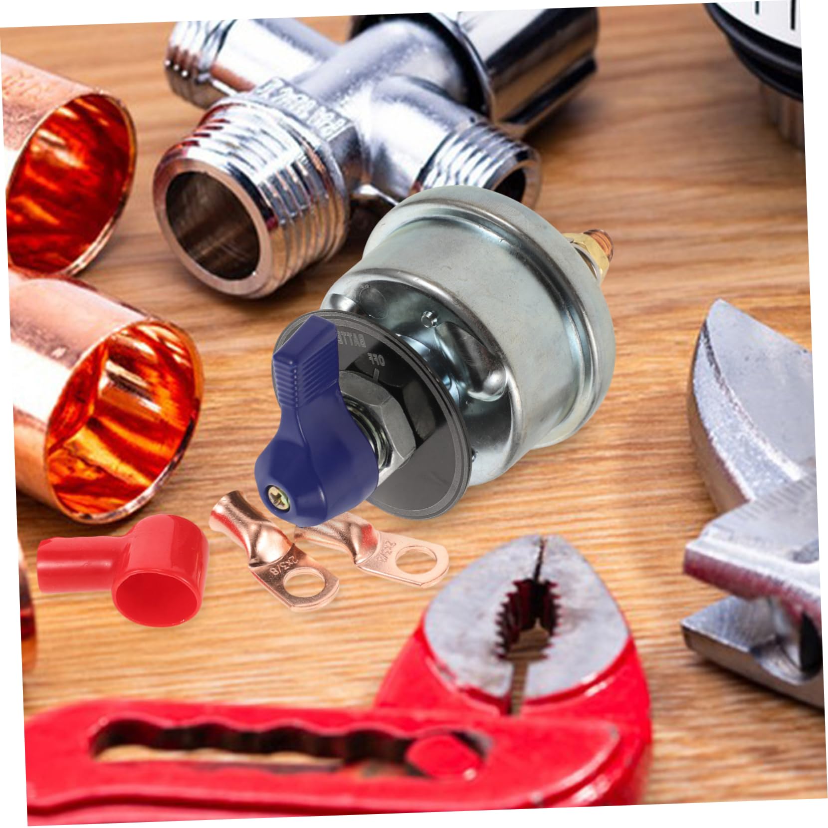 Mobestech Marine Battery Cut off Switch Battery Disconnect Marine Switch for Boats and Yachts