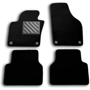 VW Tiguan I 5N 2007-2016 Tailored Car Floor Mats Non Slip Reinforced Rubber Door Sill Protector Anchor Buttons