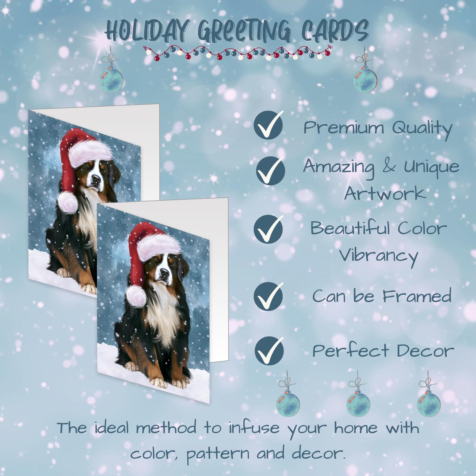 Biglietto Di Natale Con Cane Doberman, GCD71432, Con Busta, 12,7x17,8 Cm, Pet Artwork