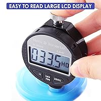 Vista 2 de Shore D - Medidor de dureza portátil 0-100HD Durómetro digital D para goma, neumático, plástico, plástico térmico, pisos, bola de bolos con pantalla