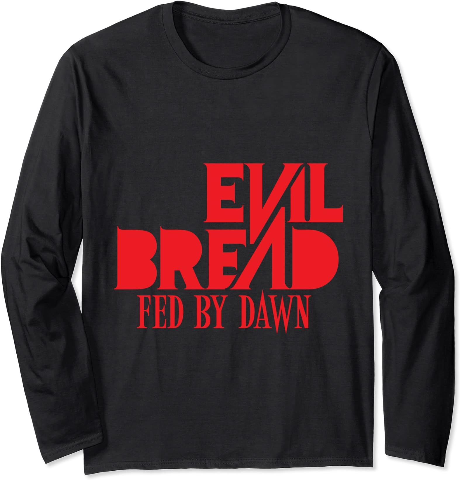 Evil Bread Parody Horror Long Sleeve T-Shirt