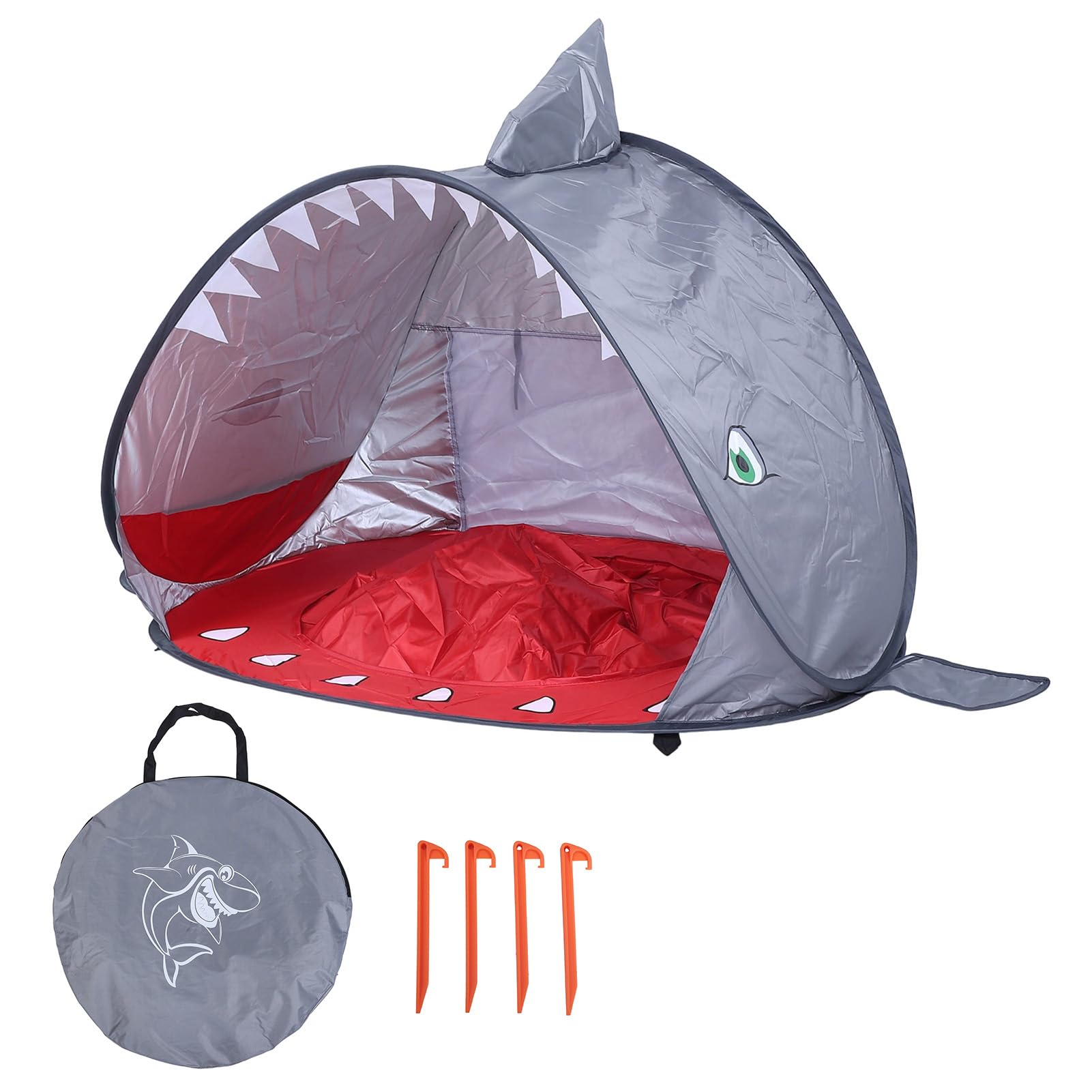 Carpa de Playa para bebé Carpa de Playa Portátil Refugio Solar Emergente [Marca] de con Sombra Piscina para Bebés a Prueba de Viento Protección UV con Bolsillo