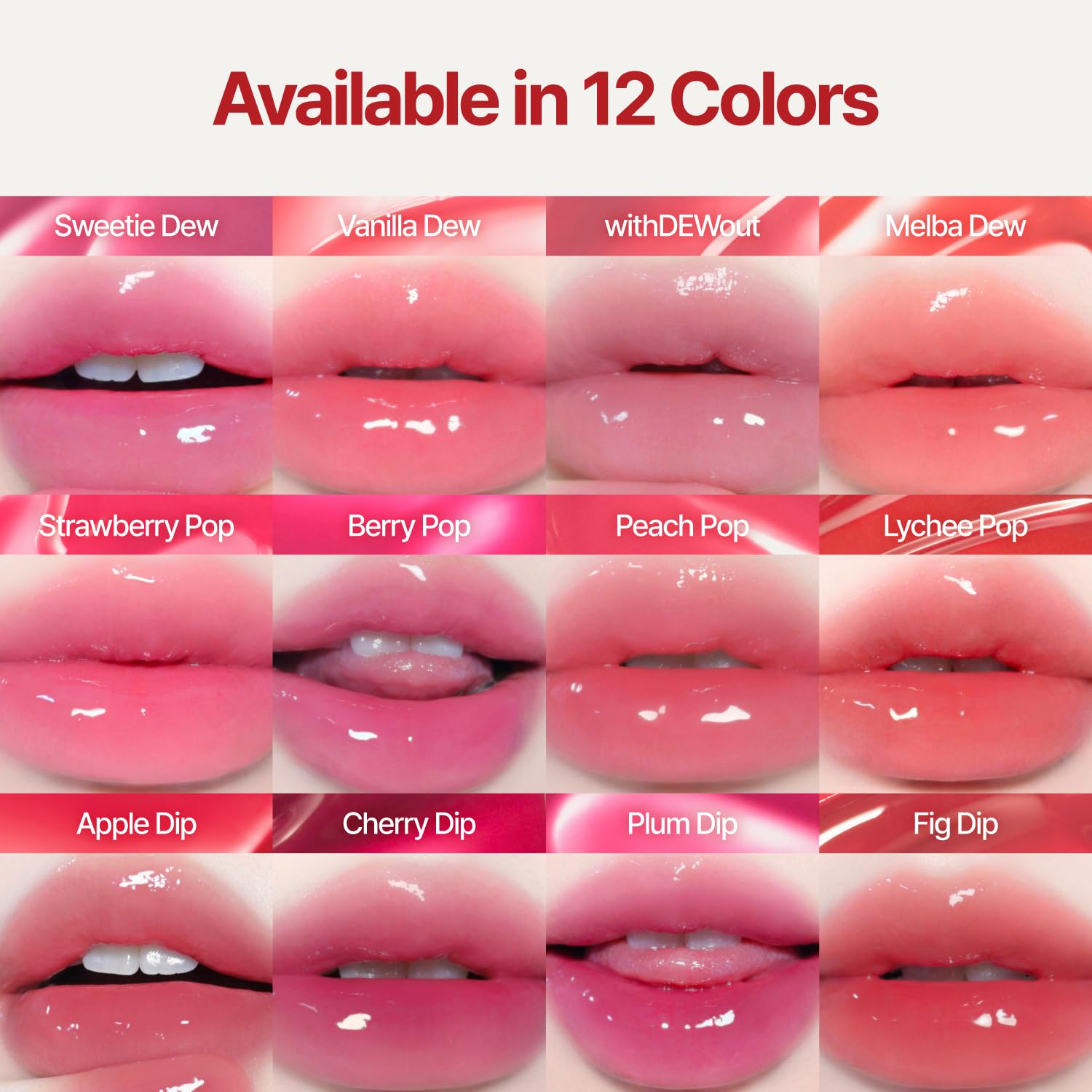Fwee ×5 Amazon.com : fwee 3D Voluming Tint | 05 STRAWBERRY POP | Long