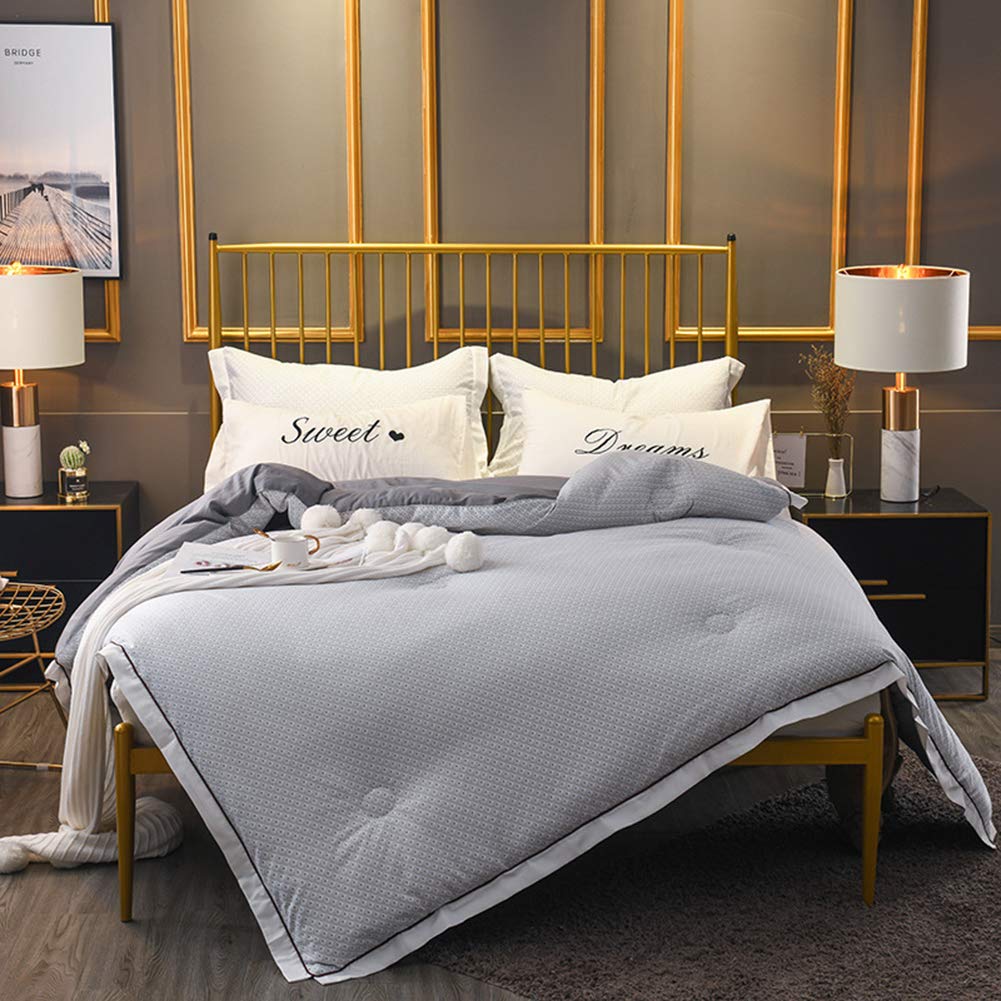 Edredón de invierno mullido contra el frío en cama doble con relleno de 150x200 cm