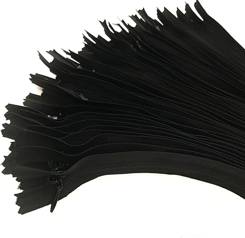 Miniatura 5 de Cremallera invisible de nailon para textiles del hogarcostura de bricolaje, 9 pulgadas12 pulgadas14 pulgadas16 pulgadas18 pulgadas20 pulgadas22