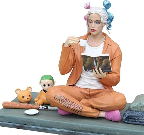 Miniatura 5 de XIGFK The Dark Knight Joker Girlfriend - Figura de acción de lujo, modelo coleccionable de 9.8 pulgadas, multicolor