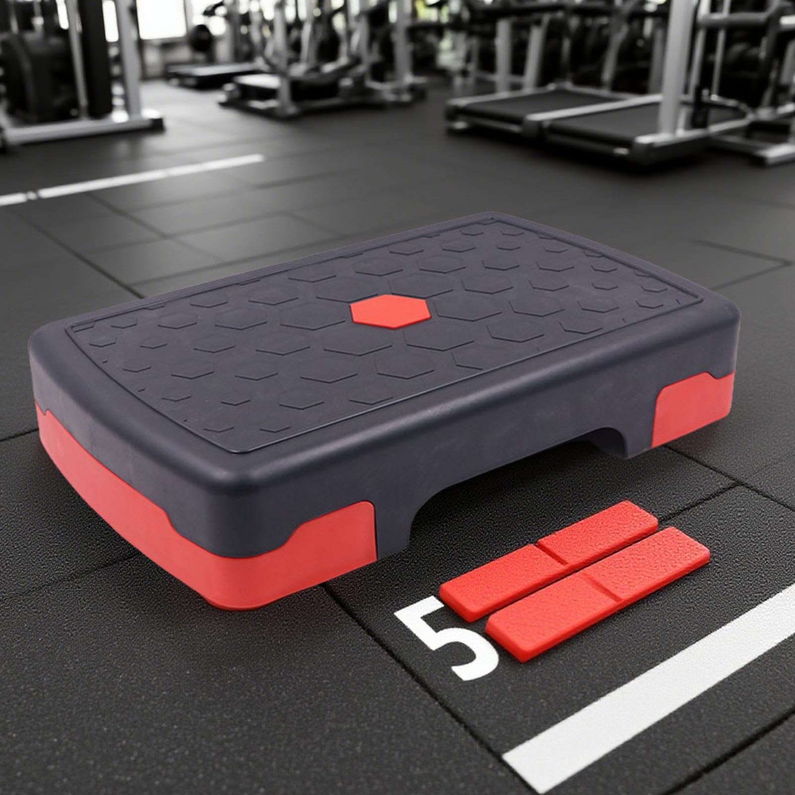 Stepper per esercizi aerobici, body shaper, piattaforma di allenamento antiscivolo per palestra, fitness in appartamento, corsi dirigenti, esercizio quotidiano per anziani, adolescenti e adulti