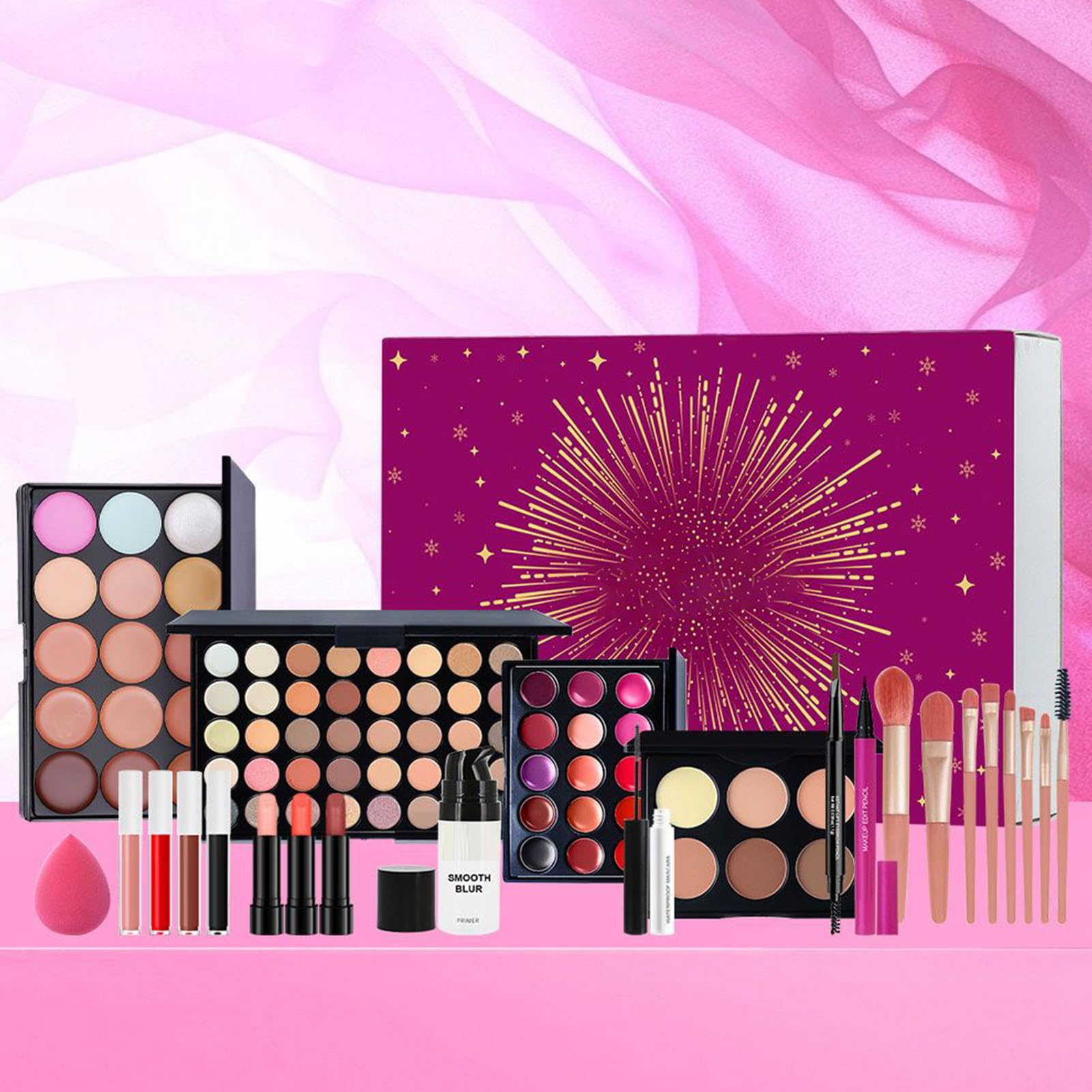 Set Di Trucco | Bellezza Palette di Ombretti Rossetto Pennello | Kit Completo Con Palette Di Ombretti - Per Ragazze Adolescenti Principianti Compleanno Natale Moglie Festa Della Mamma Casa S