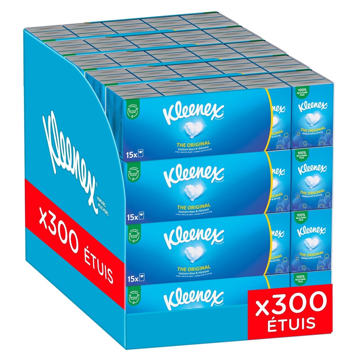 Mouchoirs Kleenex® Original Étuis Mini P15 (x20)