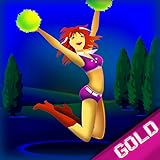 Sexy Cheerleader Trampoline Mega Jump : The High School Campus Gym Adventure - Gold Edition