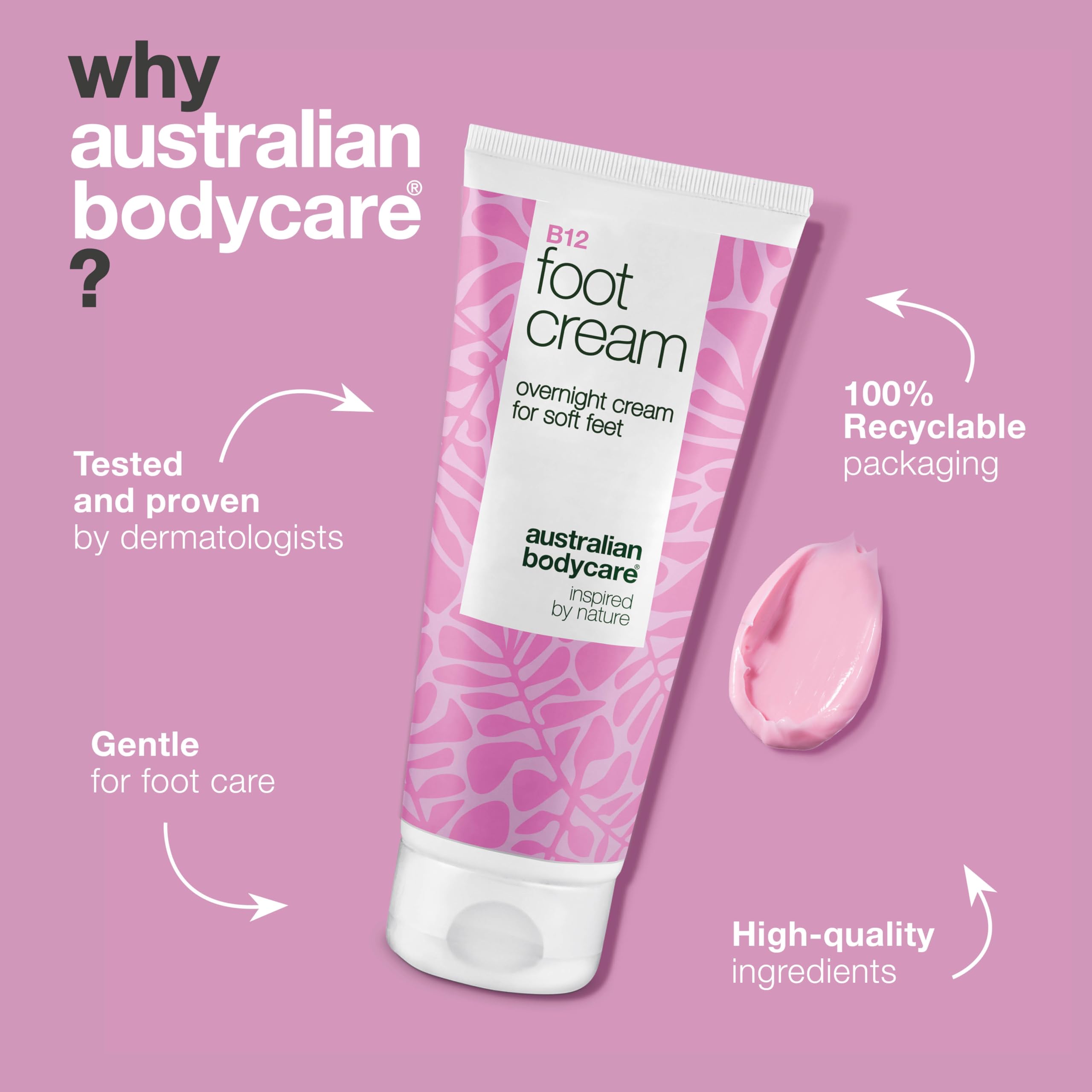 B12 Foot cream for cracked heels and hard skin, with Vitamin B12, 10% urea - Image 4
