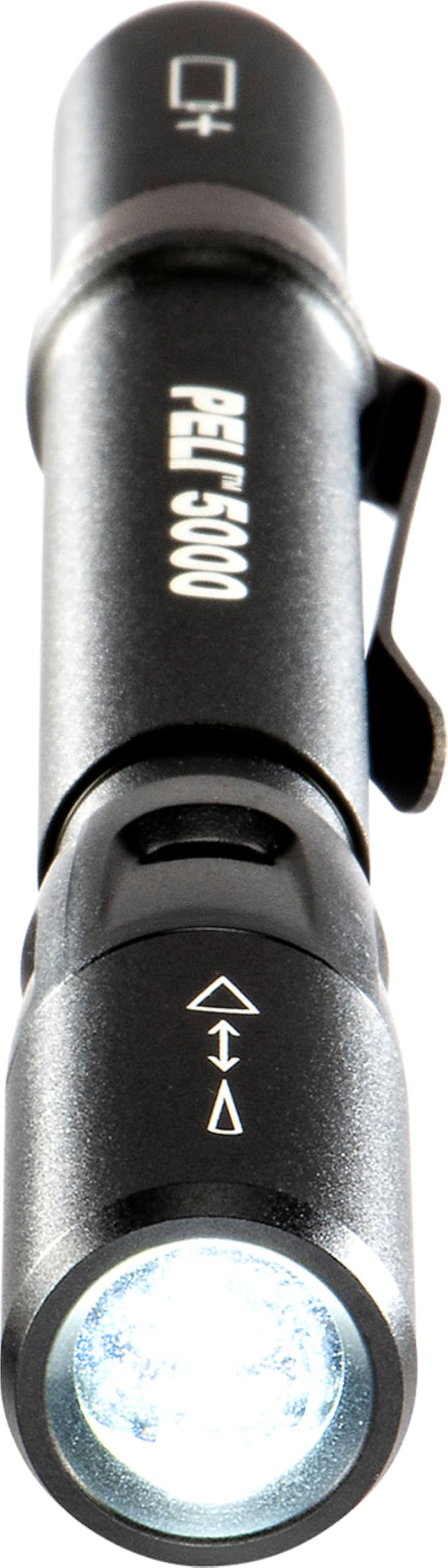 PELI 5000 Torcia LED Premium per uso professionale; classificazione IPX8; 223 lumen; Colore: Nero
