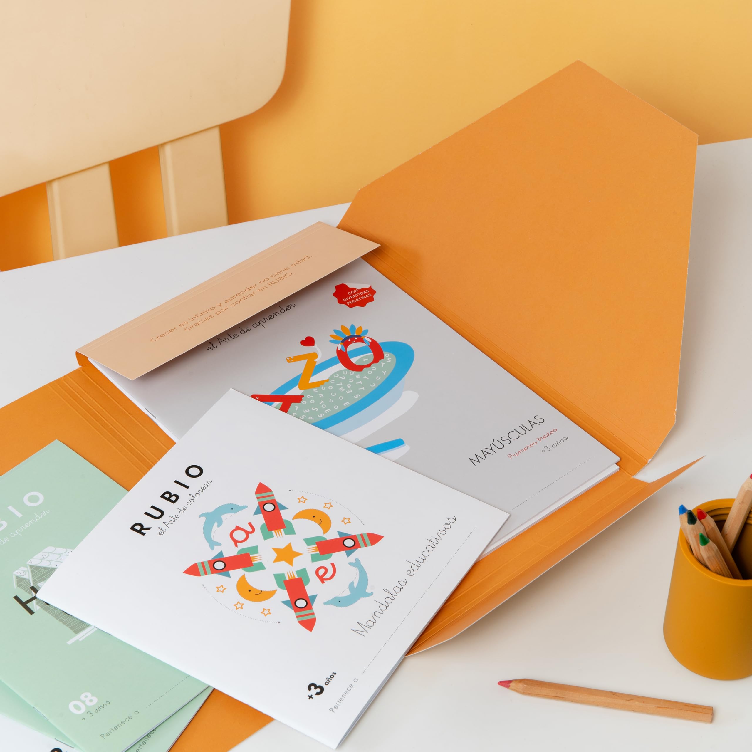 Pack Rubio Educación Infantil +3 años. Contiene 10 cuadernos. (PACKS ESCOLARES)