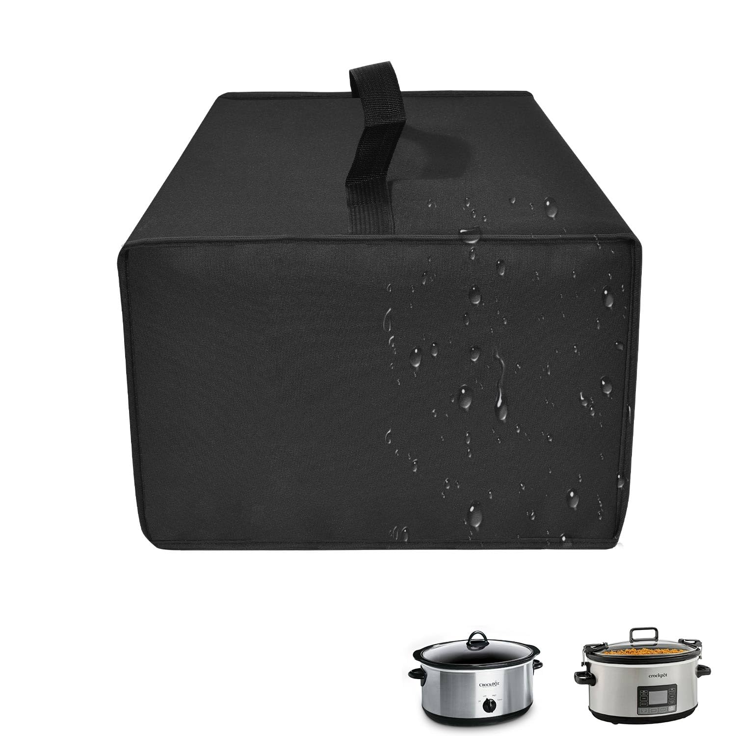 Cover for Crock-Pot 7 Quart Slow Cooker SCV700-S-BR CPSCVTS70LL-S Heavy Duty Thick Waterproof Dustproof Slow Cooker Dust Cover