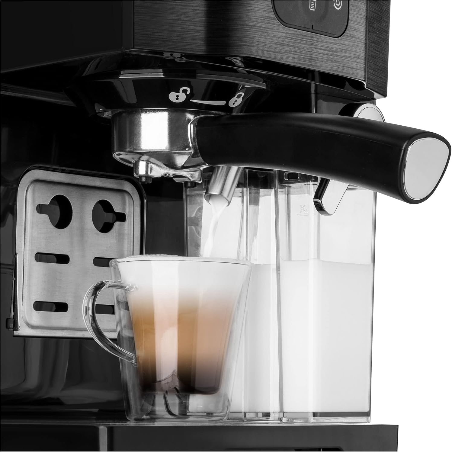 Milk frothing process