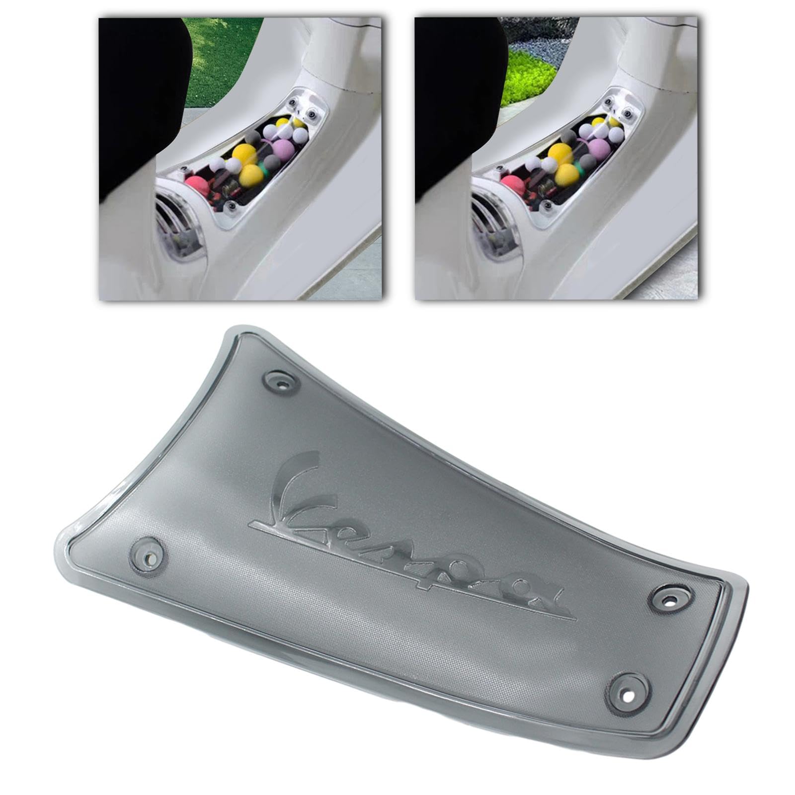 Cubierta de Terminal de Batería para Motocicleta Protector del Cable Modificado Instalación Rápida Material PP Liviano Adecuado para Transporte Person, Gris