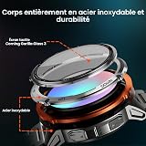 KOSPET Tank T3 Ultra 2 Men's Smartwatch, GPS, AMOLED Display 1.43", Working Time 18 Days, Water Resistance 5 ATM, Heart Rate Monitoring & SpO2, 170+ Fitness Mode (Black) - 7