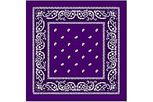 12 Pack Purple Bandanas