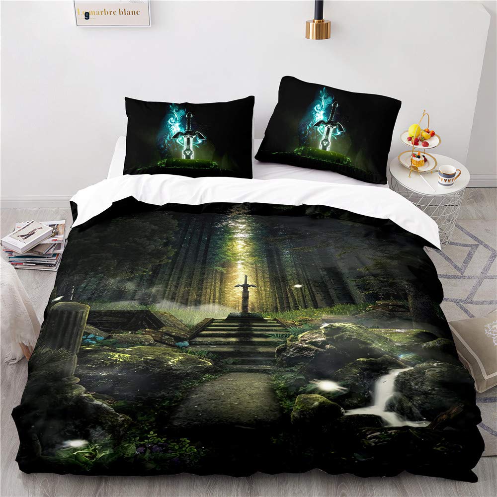 ふとんページ Amazon.co.jp: ゼルダの伝説3Dプリント布団カバー-キッズ羽毛