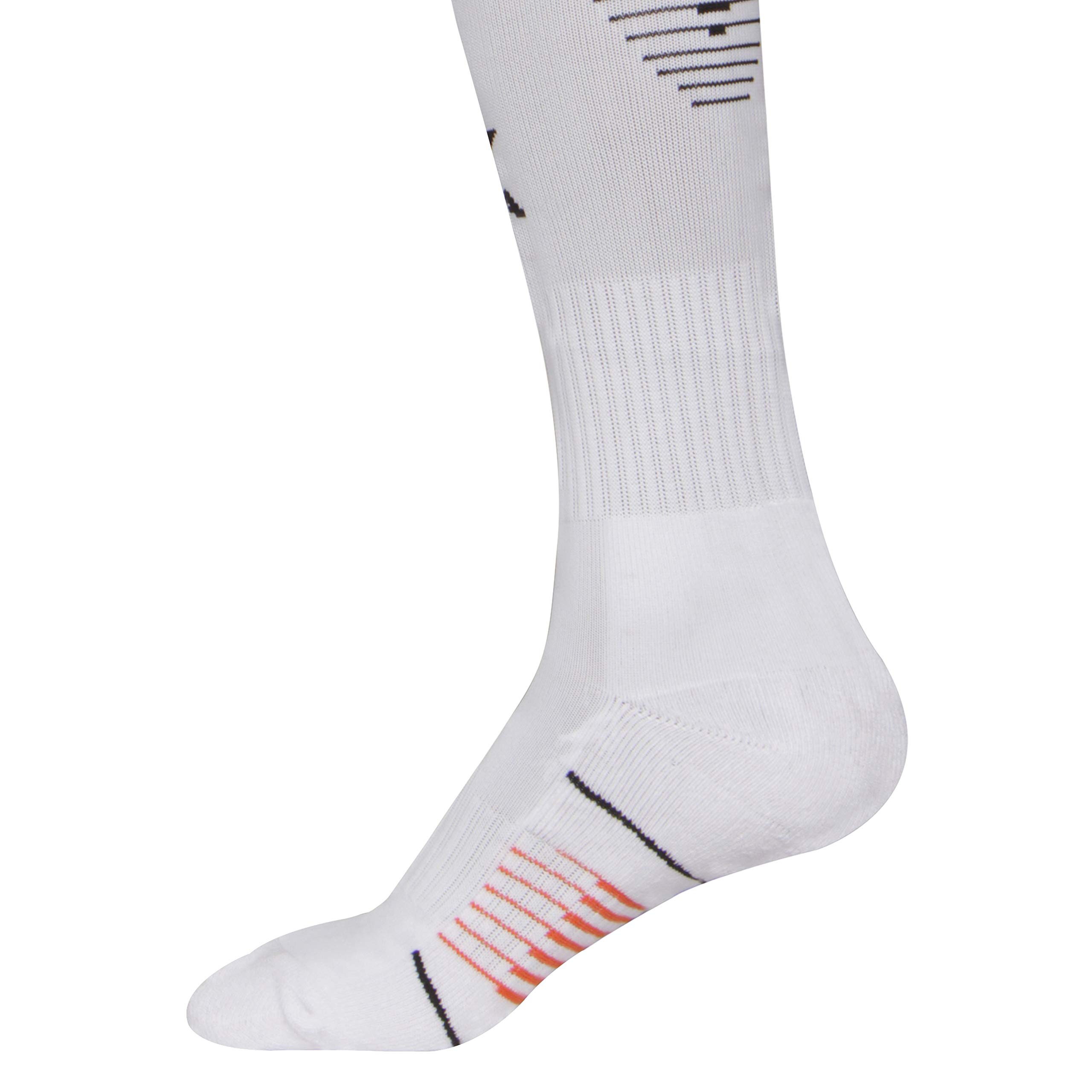 Nivia Polypropylene Soccer Stockings (White, Medium) 1