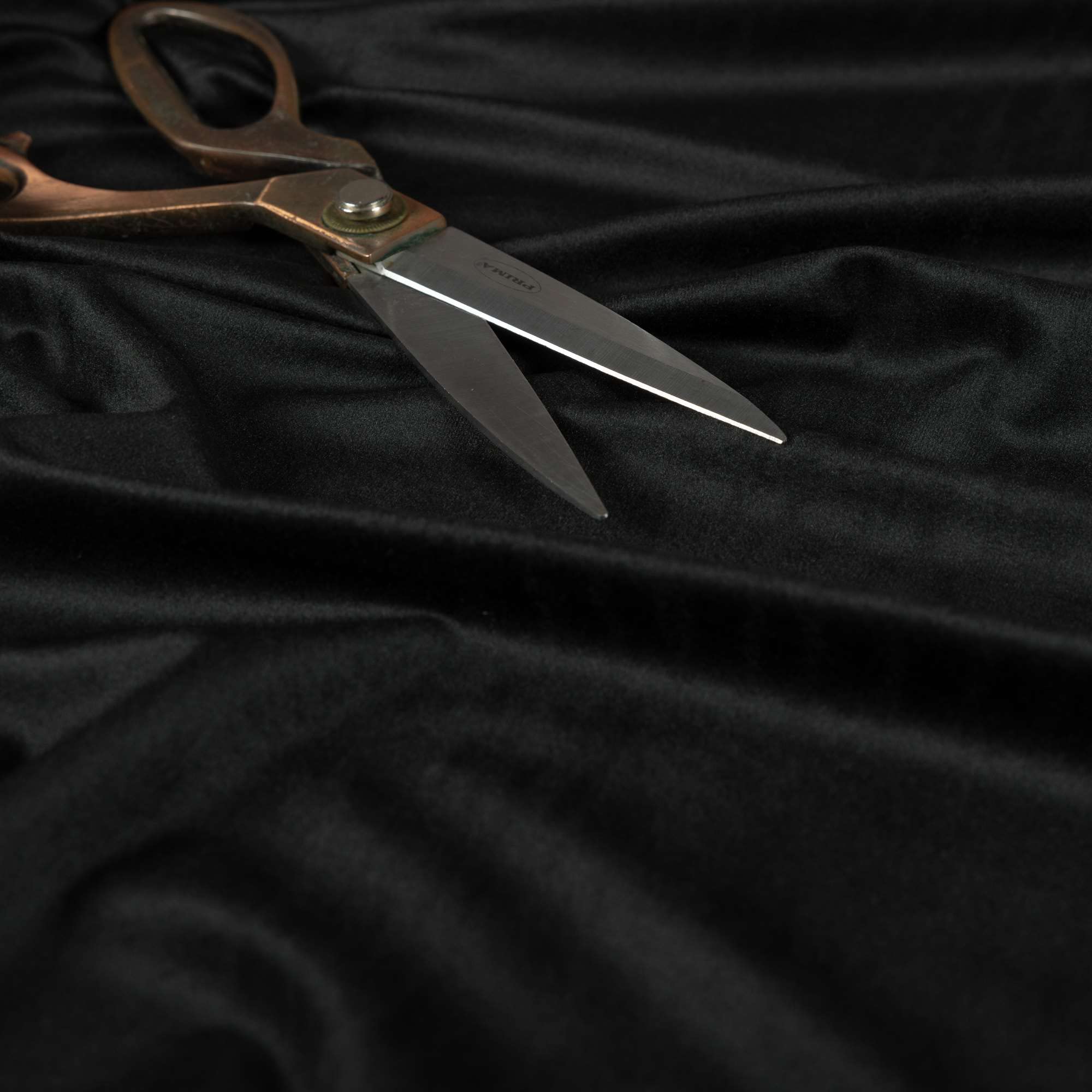 Redbrick Mill Fabrics Flame Retardant Plain Durable Brushed Cotton Feel Velvet Upholstery Fabric by The Metre, 135cm Width, Black (Per Metre)