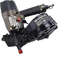 Vista 2 de CCN65 Clavadora neumática de revestimiento de bobina de 15 grados 1-1/2 ″ a 2-1/2 ″ con ajuste de profundidad sin herramientas, impulsa clavos
