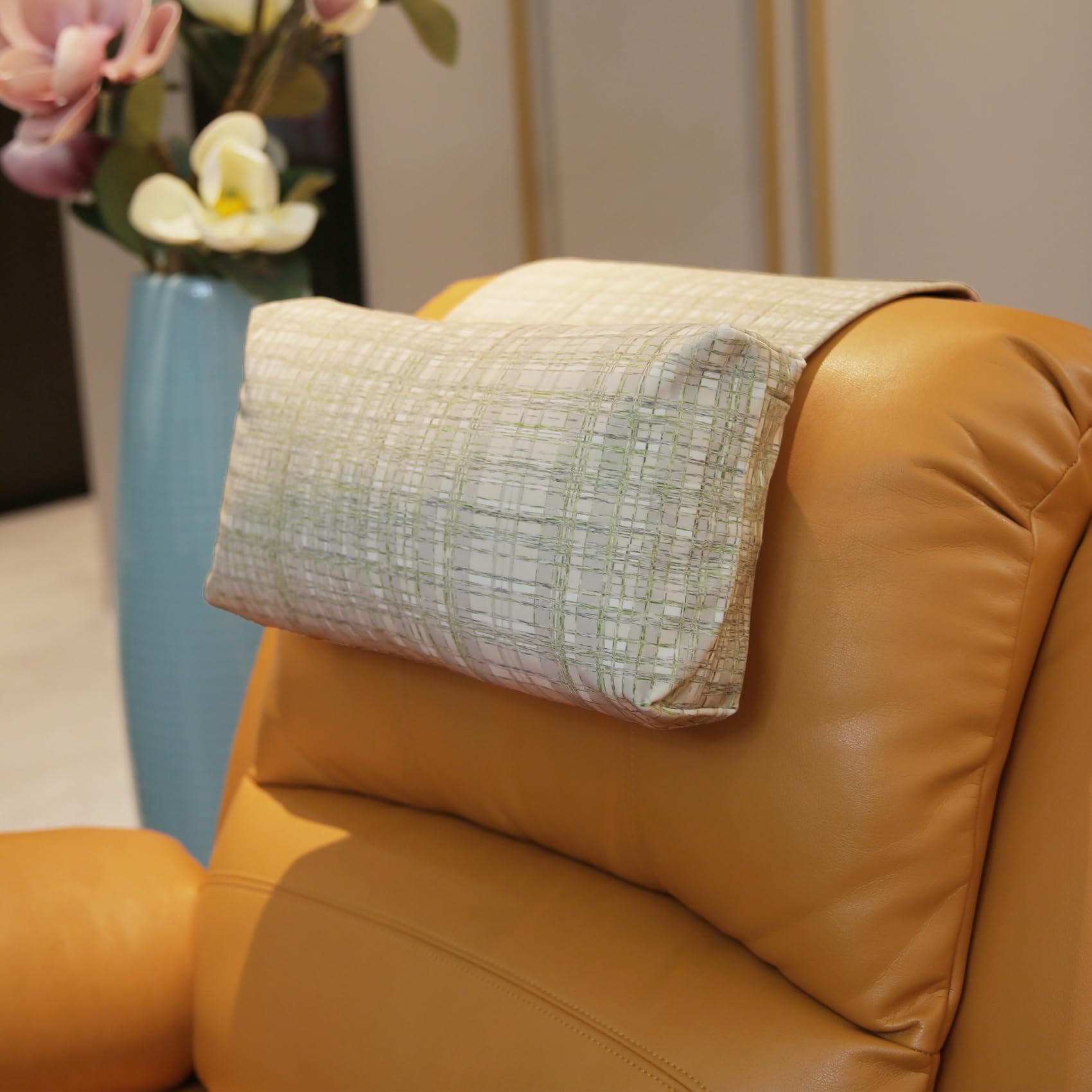 AmazeCov NonSlip Head Pillow for Recliners Neck Support