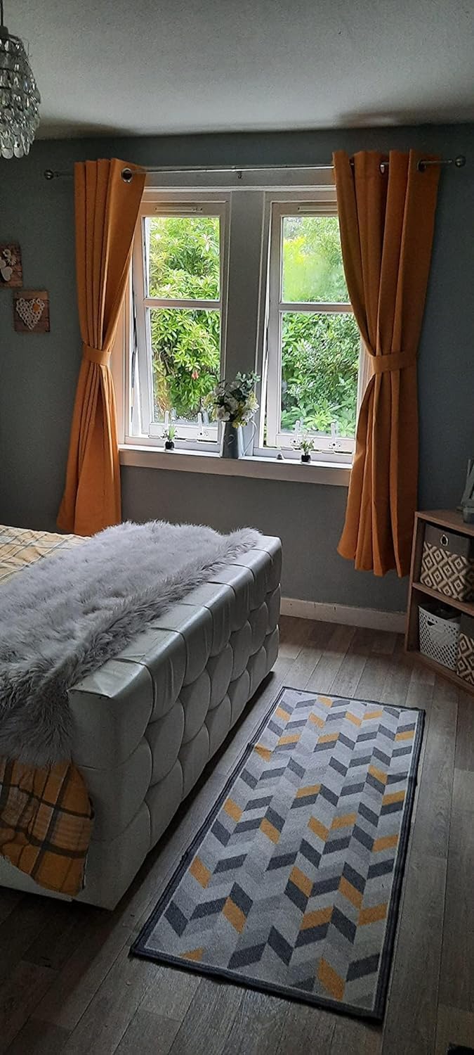 Tende oscuranti in pelle bovina, 228 x 228 cm, isolamento termico, con occhielli, per camera da letto e soggiorno, eleganti tendaggi per finestre, set di 2 pannelli
