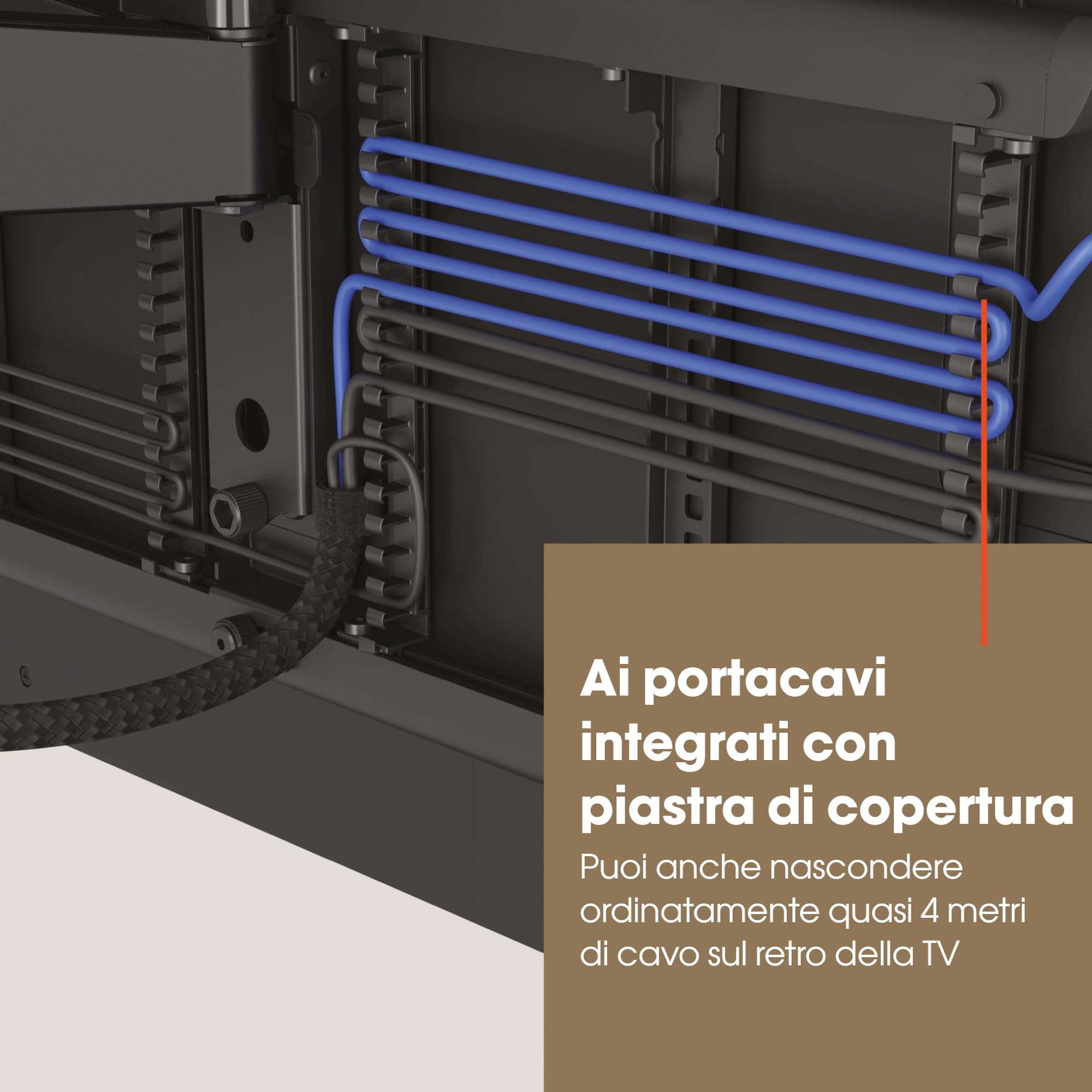 Vogel's Signature TVM 7675 - Supporto a parete motorizzato elettrico telecomandato, Da TV 40 a 77 pollici, Orientabile fino a 120°, max 35 kg, VESA 200 x 100 fino a 600 x 400 | Il nostro più intelligente: completamente automatico, rotazione 120°, 35 kg, V